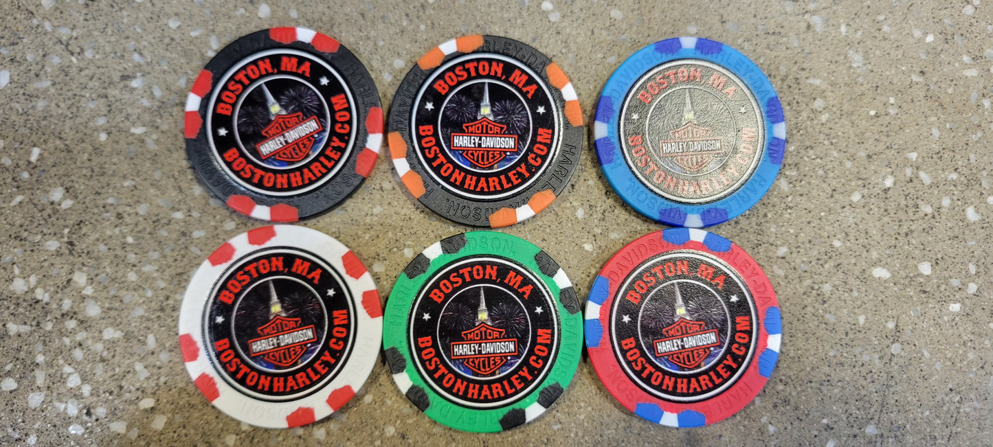 New Paul Revere Poker Chip